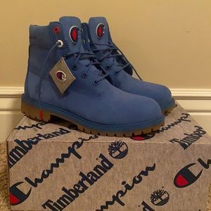 Champion Timberlands boots